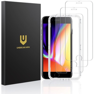 UNBREAKcable Shatterproof Tempered Glass Screen iPhone 7/8/SE, Clear 