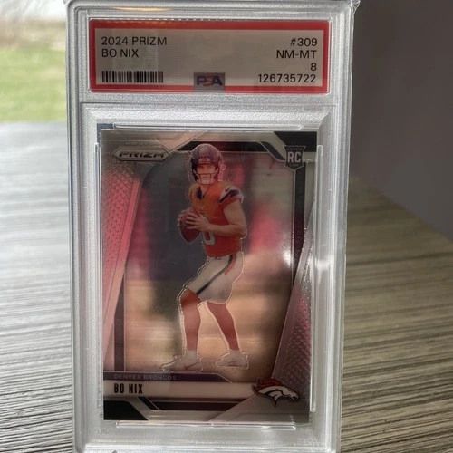 2024 Panini Prizm - Rookies Bo Nix #309 (RC)