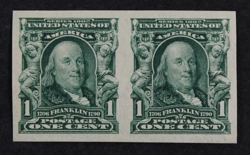 CKStamps: US Stamps Collection Scott#314 1c Franklin Mint LH OG