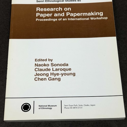 Research on Paper and Papermaking Book Senri Ethnological Studies No. 14 Japan - Picture 3 of 12
