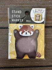 Mind Wave Stand Sticky Notes [Red Panda] Made in Japan