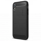 For APPLE IPHONE XR CARBON FIBER SHOCKPROOF CASE BLACK HEAVY DUTY PHONE COVER