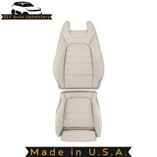 Driver Bottom Leather Seat Cover – Silk Beige/Tan – For 2015