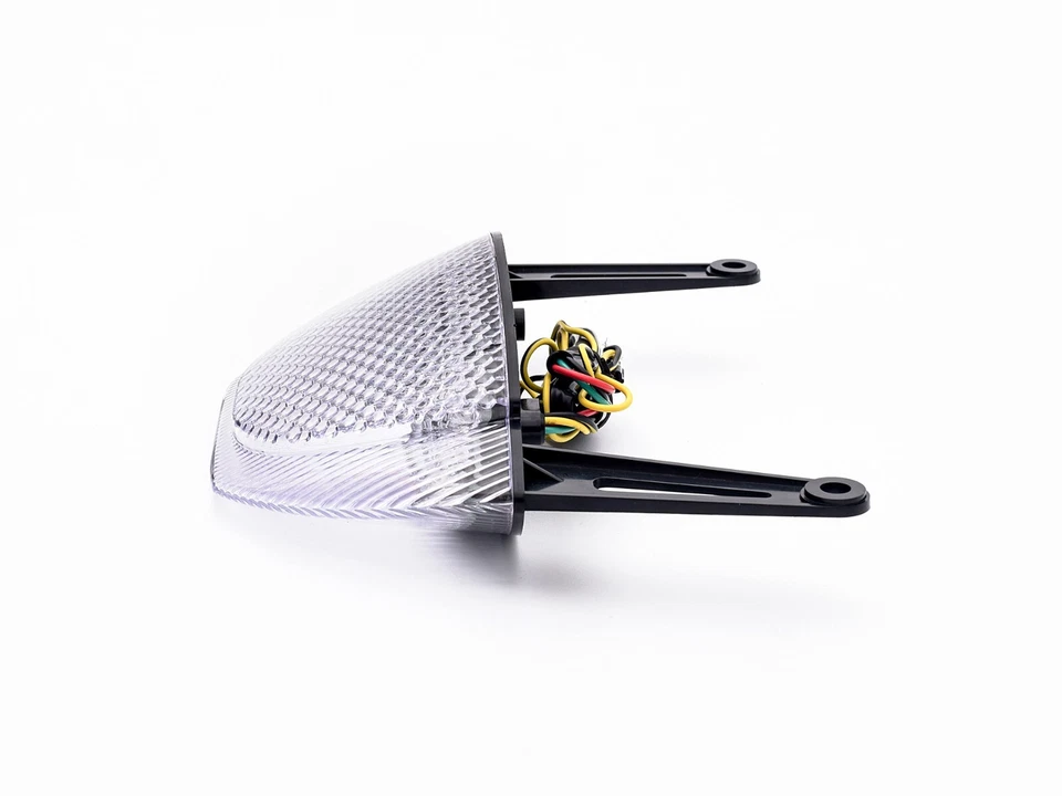 Luz trasera LED secuencial transparente interior Señales de giro para Honda 2007-2012 CBR600RR Foto 3 de 4