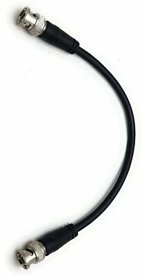 Short 25cm BNC Plug Male Lead Patch Lead Fly lead Cable Length 25cm RG59U