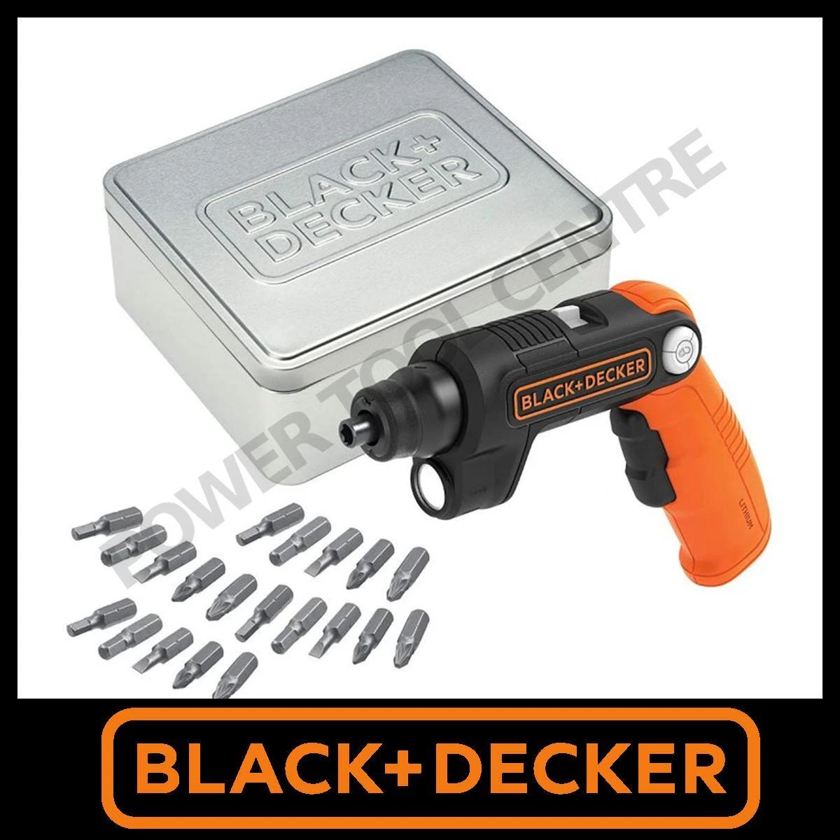 Black Decker BDCSFL20AT Recon 3.6 Volt Flashlight Screwdriver 20 Accessories