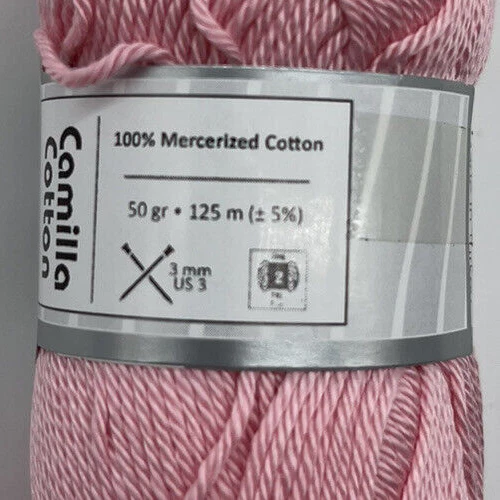 Fio de algodão Camilla "rosa" 6 novelos #574 - Imagem 2 de 2