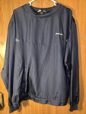 North End Snap-on-Tools Lightweight Wind Breaker Navy Blue/ Steel Gray Size XL
