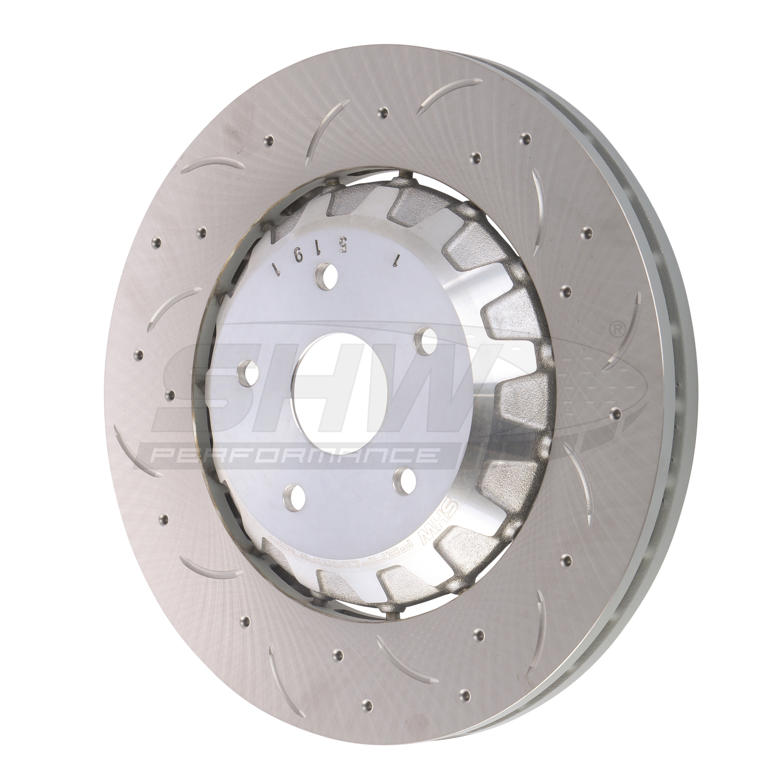 SHW Performance Front Drilled 340mm Disc Brake Rotor For Subaru WRX STI ...