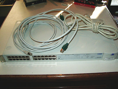 3 Com Super Stack II 24-Port Switch Dual Speed Hub 500 3C16611 Duplex 