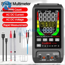 Digital Smart Multimeter AC DC Voltmeter Ammeter Resistance Ohm Meter 9999 Count
