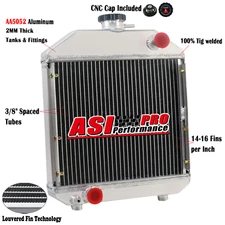 2Row Aluminum Tractor Radiator For Yanmar YM240 YM2000 YM1700 124460-44501