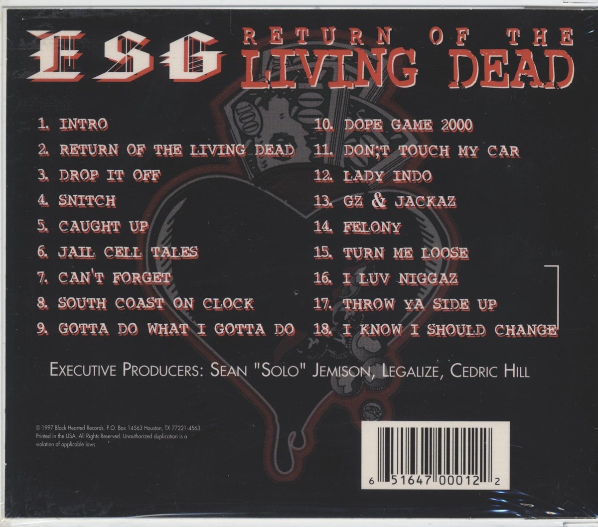ESG - Return Of The Living Dead CD **BRAND NEW/STILL SEALED** | eBay