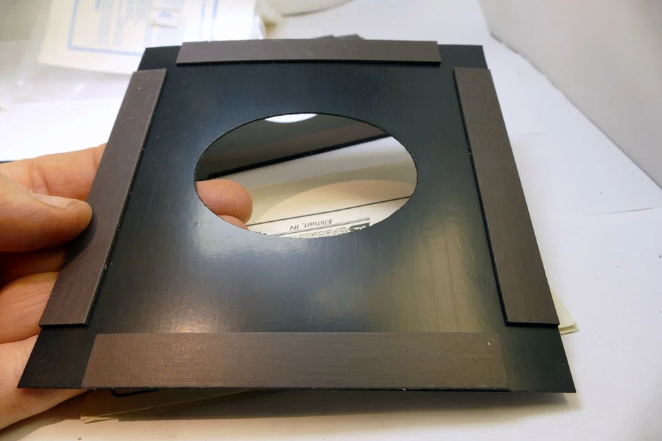 Lindahl Vignette set of four Magnetic Black Masks 5X5" for Bellow Shades  - Image 4 of 4