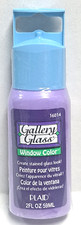 Gallery Glass 16014 fl oz AMETHYST stained glass paint sealed