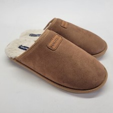 Nautica Somersby Slippers 9-10 Scuff Microsuede Shoes Slip On House Brown