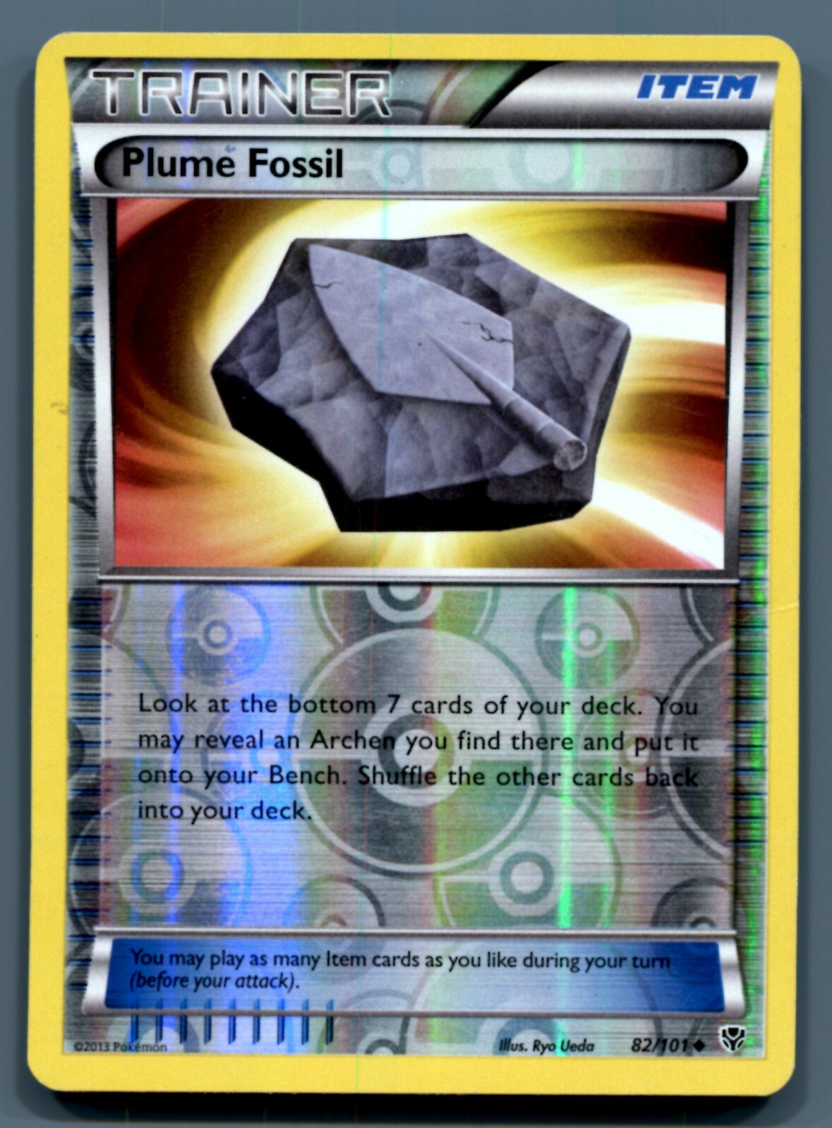Plume Fossil Pokemon TCG Non-Sport Trading Card Single | eBay
