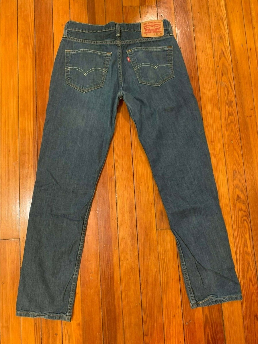Levi Strauss & Co Levi's Men's Jeans Blue Cotton Blend Size W31