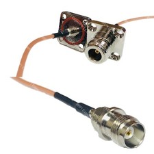 RG316 N Female Flange O-Ring to TNC FEMALE RF Cable Rapid-SHIP LOT