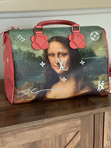 LOUIS VUITTON Masters Collection Mona Lisa/ Jeff Koons's Speedy 30 Bag