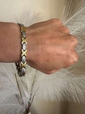 Swirl Magnetic Bracelet Women Restore Balance Energy Power Joy Christmas Gift Qi