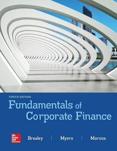 Loose Leaf Fundamentals Of Corporate Finance By Richard A Brealey Alan J Marcus And Stewart C Myers 19 Book Other For Sale Online Ebay