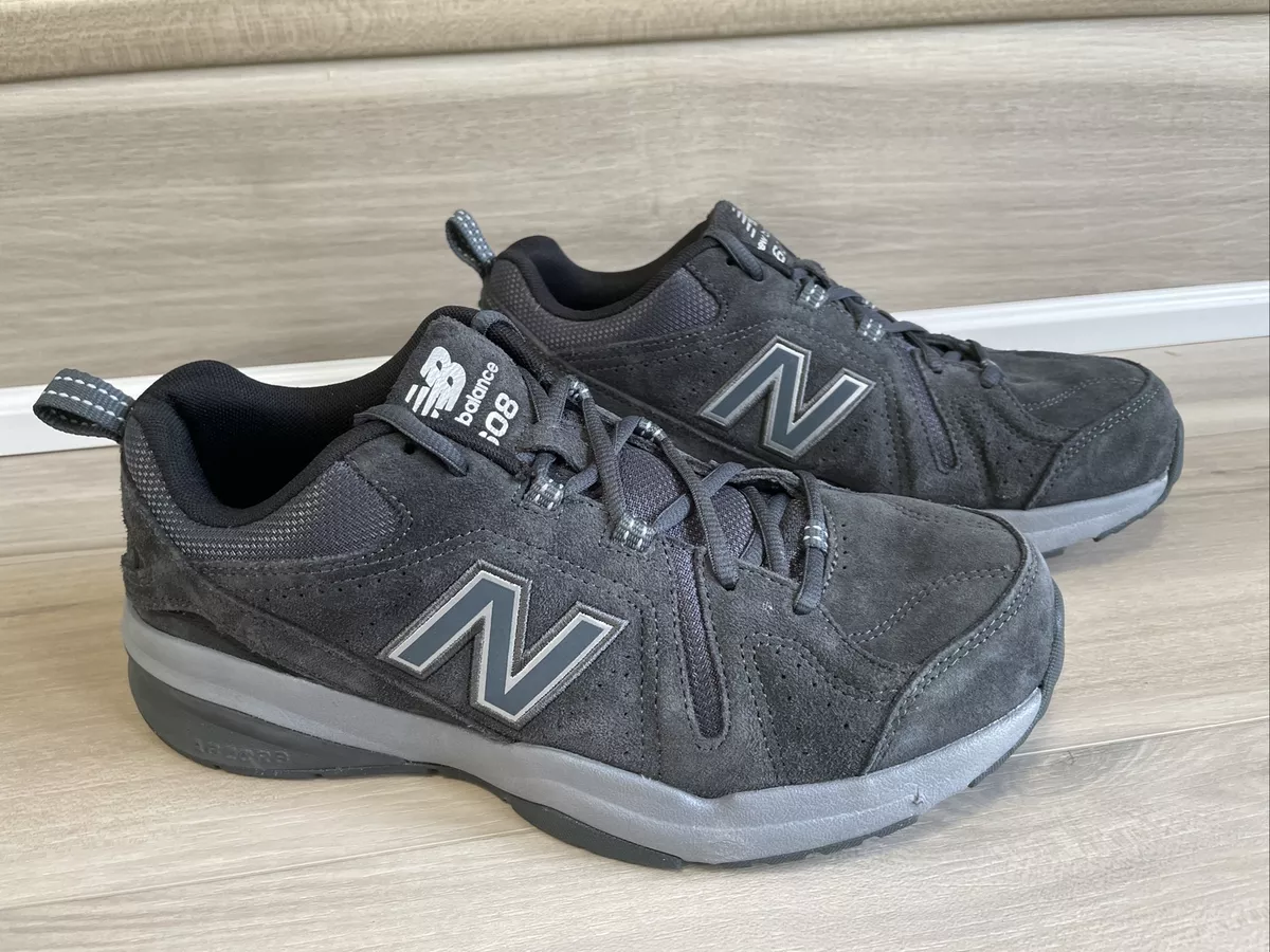 New Balance 608 Mens Size 9 2E Athletic Shoes Navy Blue Suede MX608DG5 mint Cond