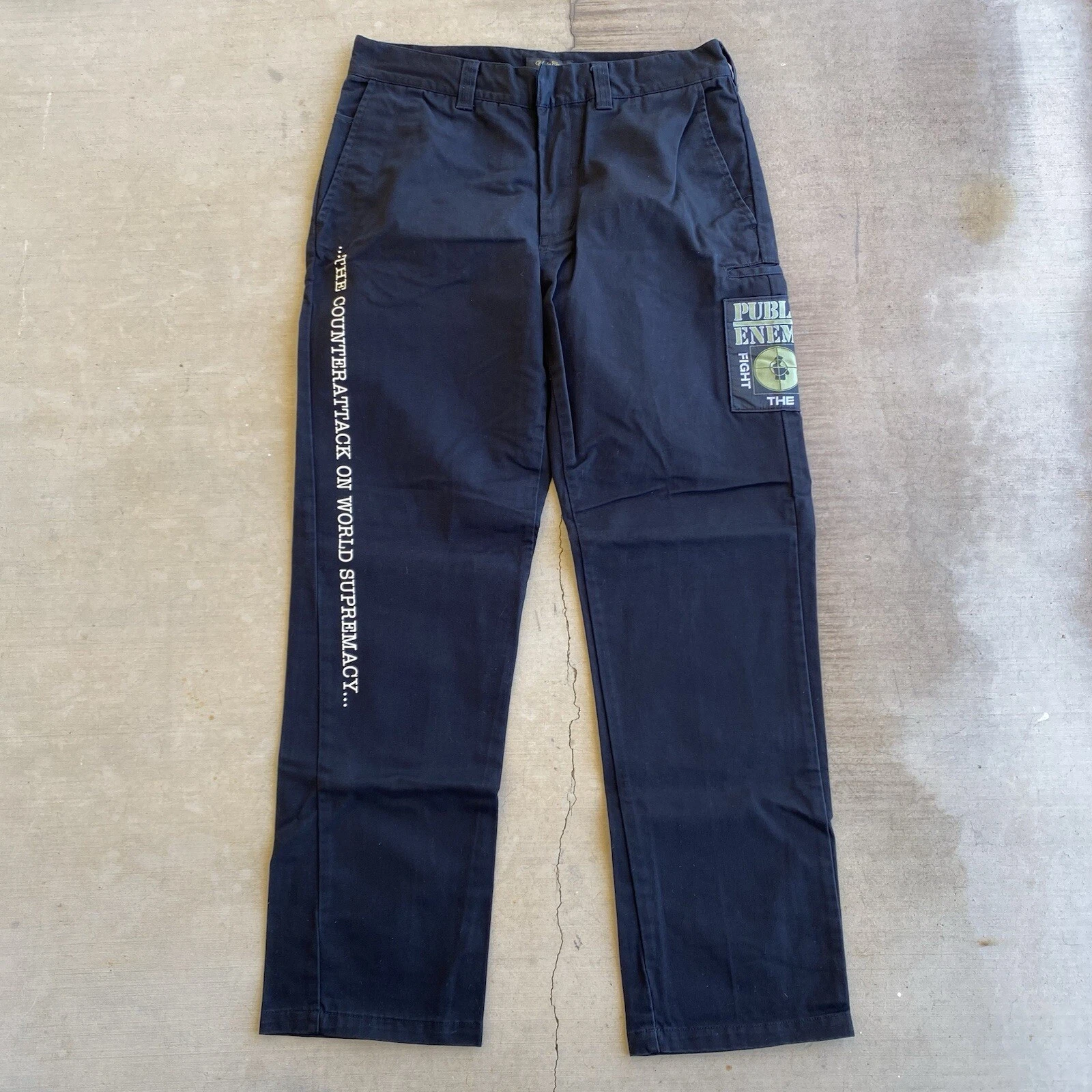 Pantalon de travail Supreme Undercover Public Enemy noir 2018