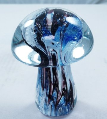 M Design Art Cool Colors Mushroom Paperweight PW-802