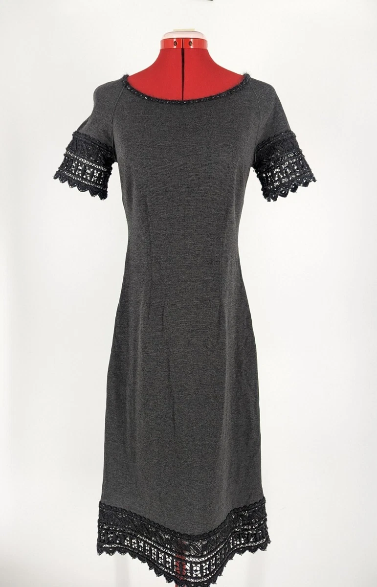 Robe Femme Bluemarine - Taille 12 - Nouvelle Avec Étiquettes - Robe Élégante Bleu Marine