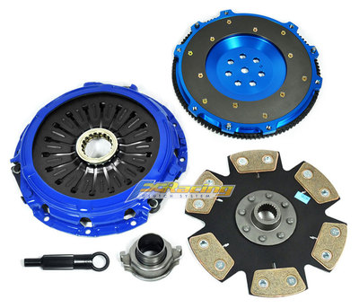 FX STAGE 4 CLUTCH KIT+FORGED RACE ALUMINUM FLYWHEEL LANCER EVO EVOLUTION 7 8 9