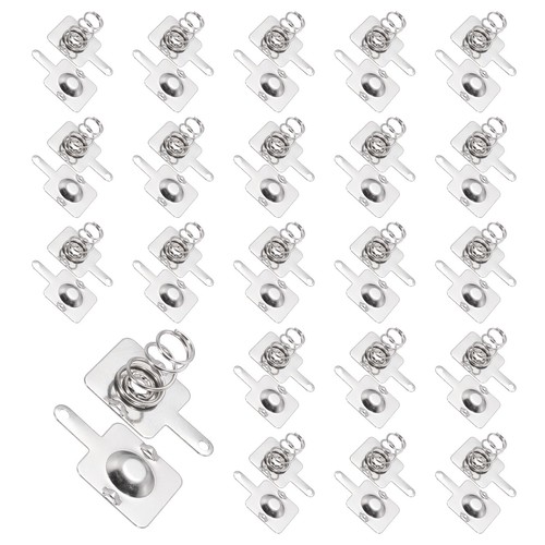 20 Set Battery Spring Contact 12x12mm Positive Negative Unipolar | eBay