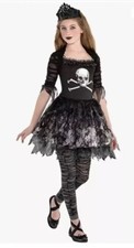 Child PRIMA ZOMBERINA Costume M 8-10 DRESS TIGHTS only Halloween dress up