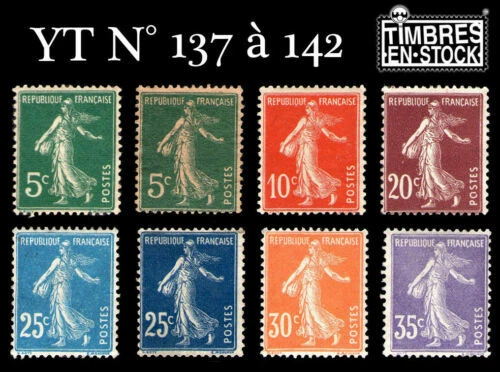 Timbres de 1900 à 1920 en série