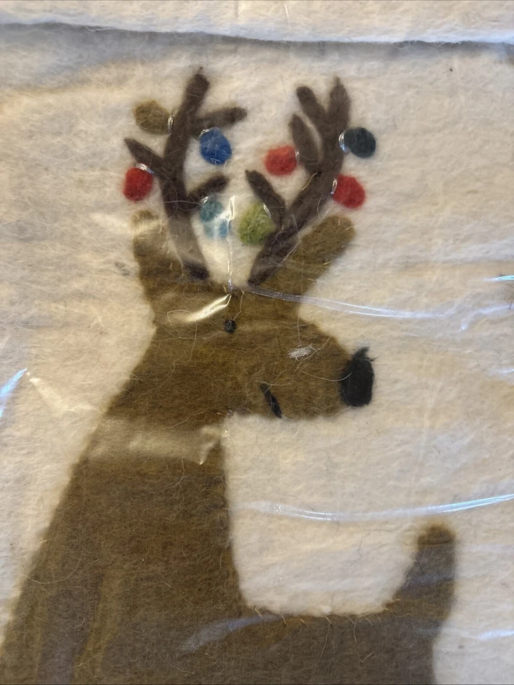 Granero de cerámica vacaciones Navidad medias lana reno regalo fiesta West olm niño, Foto 4 de 4