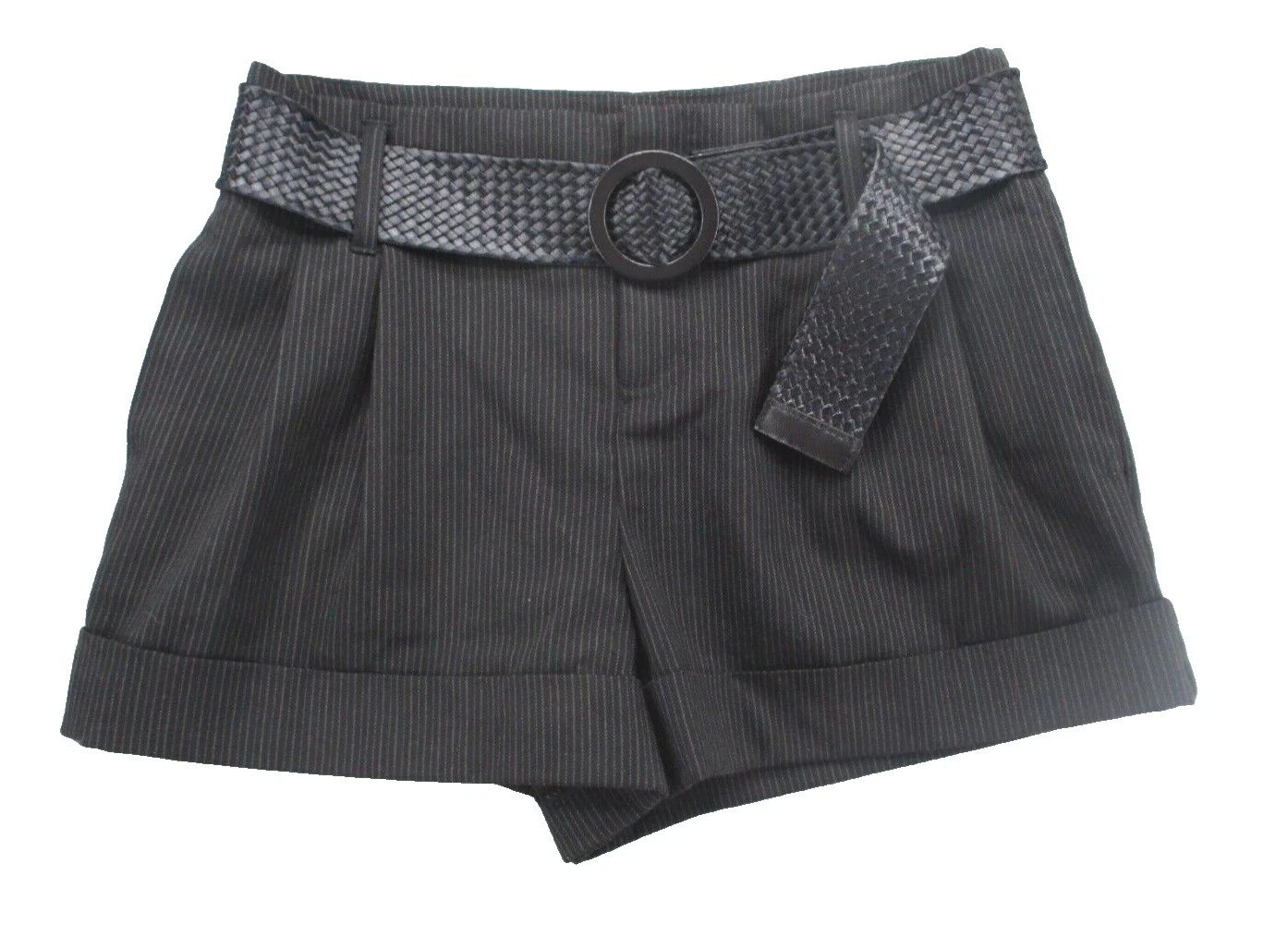 Pantalones cortos a rayas Negro FOREVER 21 para Mujeres