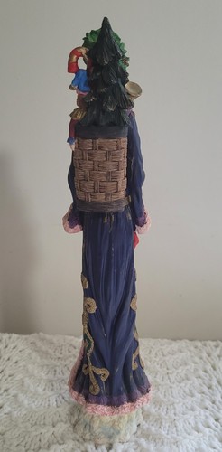 Lenox Vintage 1997 Lápiz Santa Corona Portador Bastón de Caramelo Muñeca Árbol - Imagen 5 de 7