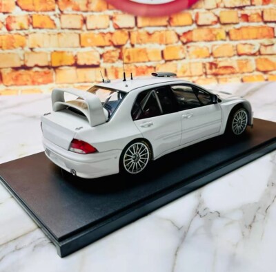 RARE* Autoart 1/18 Mitsubishi Lancer WRC 2005 White Plain Body Ver