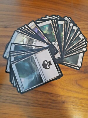 Magic the Gathering 50 x Sumpf / Swamp Standard Land Basic in Englisch MTG