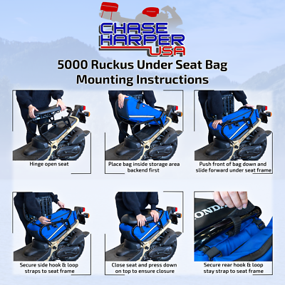 Chase Harper USA 5000 Under The Seat Bag - RED LINE Woodland Camo- Compatible With All Honda Ruckus Model Years - Water And Tear-Resistant Industrial Grade Ballistic Nylon - Woodland Camo In | Whizz - Foto 14