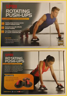 2X SPRI Rotating PUSH-UPS GREAT WORKOUT Brand New Fast Ship for Men and Women