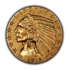 1913 G$5 Indian Head Gold Half Eagle - Luster - SKU-G5080