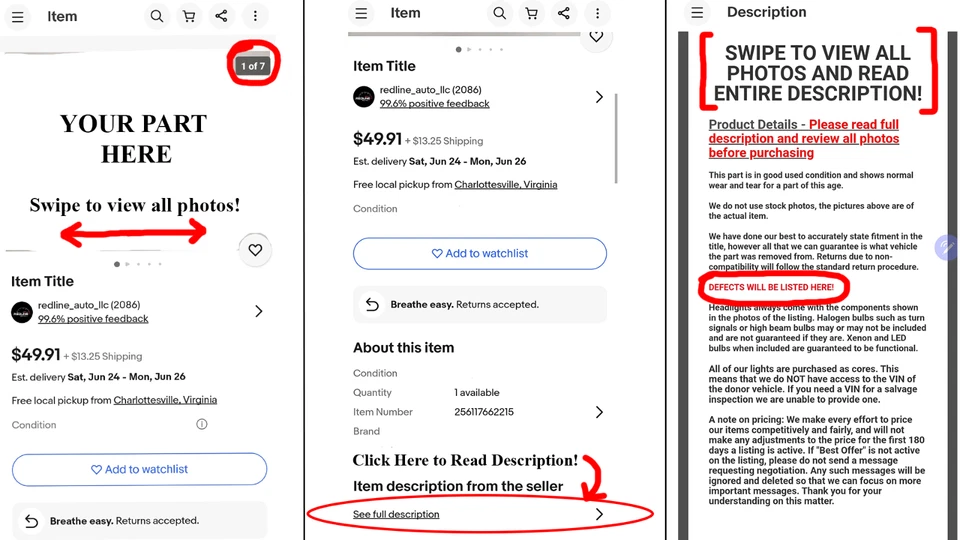 Передняя фара правосторонняя светодиодная для Nissan Sentra 2016 - 2019 Z2 - Изображение 2 из 4