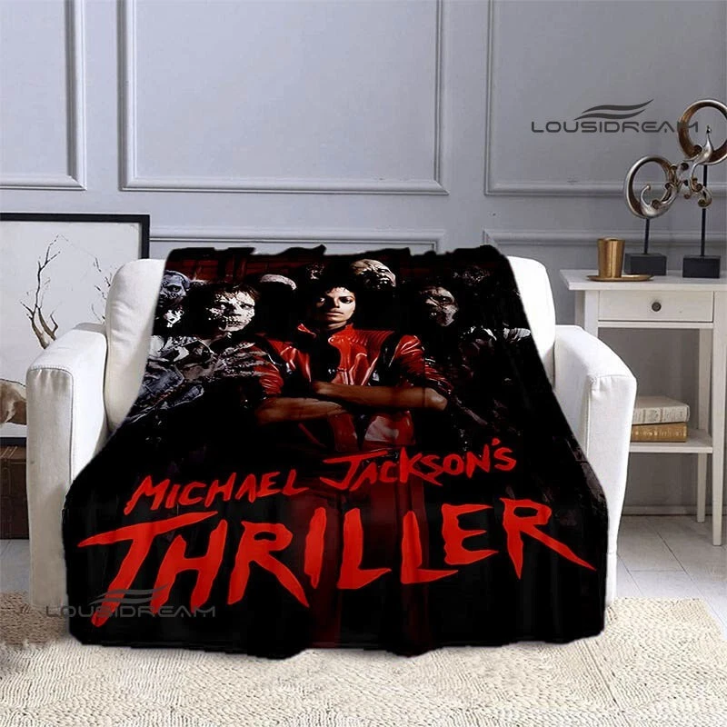Michael Jackson Retro Print Fleece Blanket