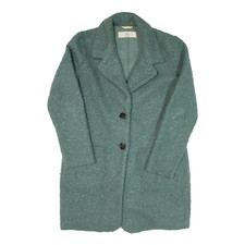 Tom Tailor Womens Overcoat Jacket Green M