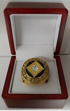 Joe Jackson - 1917 Chicago White Sox World Series Ring With Wooden Display Box