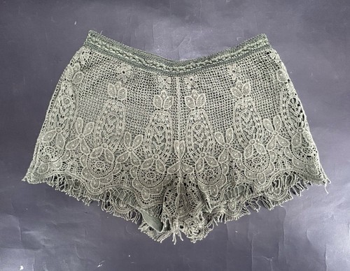 Mossimo Supply Lace Boxershorts Damen Khaki Grün Größe XS