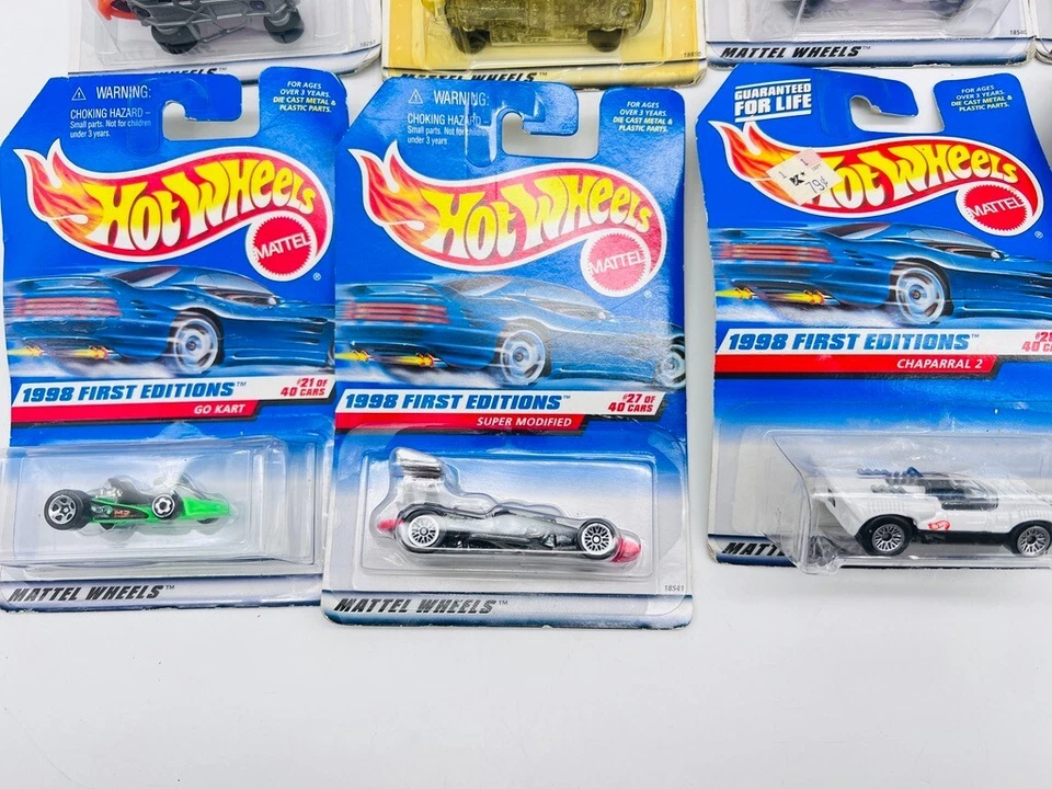 Lot of 10 New HOT WHEELS 1998 First Editions 2 14 12 18 19 21 27 37 39 - Image 4 of 4