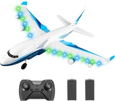 Durable 2.4GHz Remote Control Jet Airplane with LED Lights - EPP Construction
