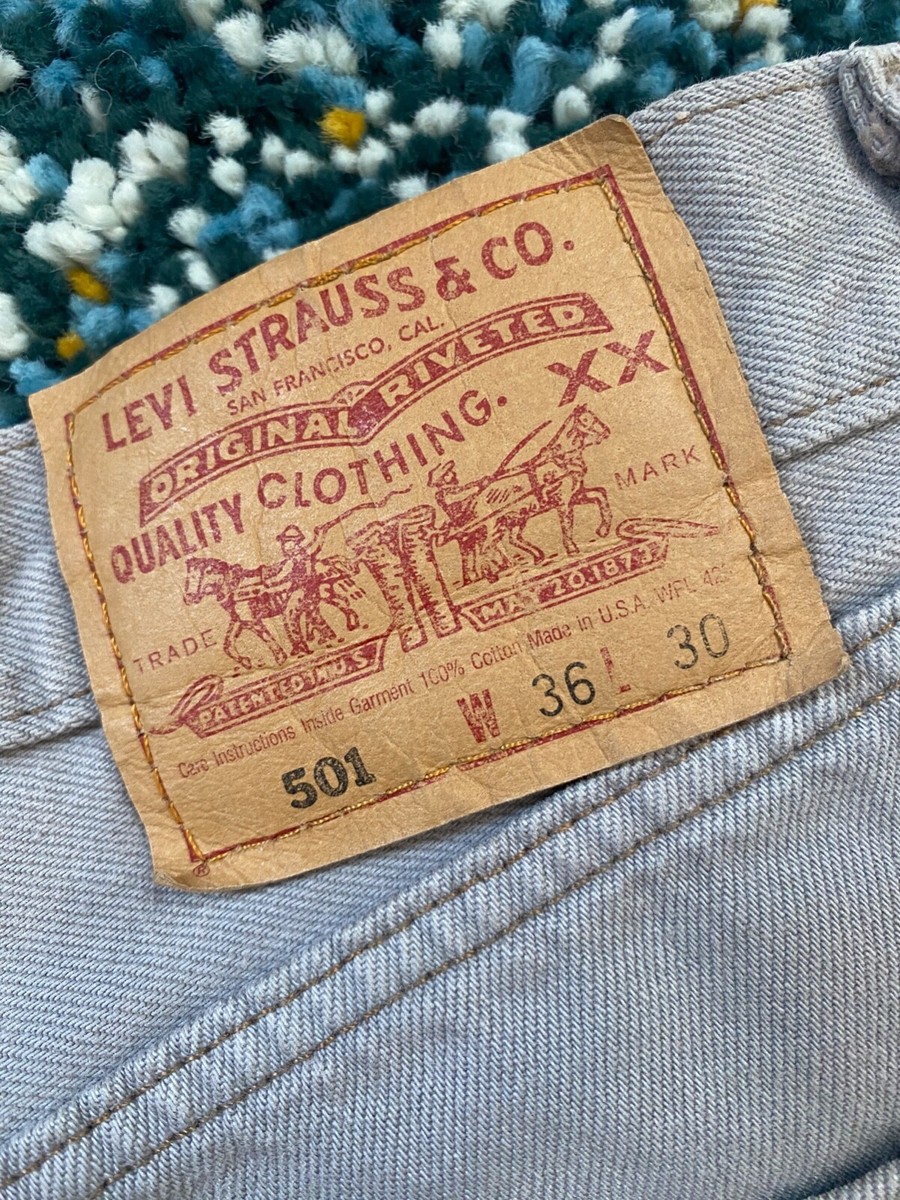 1990年製 Levi's 501xx USA製造（552）W30 L36 1990年製 Levi's 501xx USA製造（552）W30 L36 - メルカリ